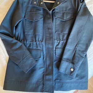 Everlane Cargo Jacket - Black, size Small